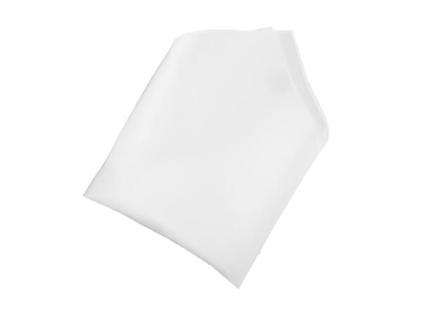 Lommetørklær 30x30 ensf. hvit 